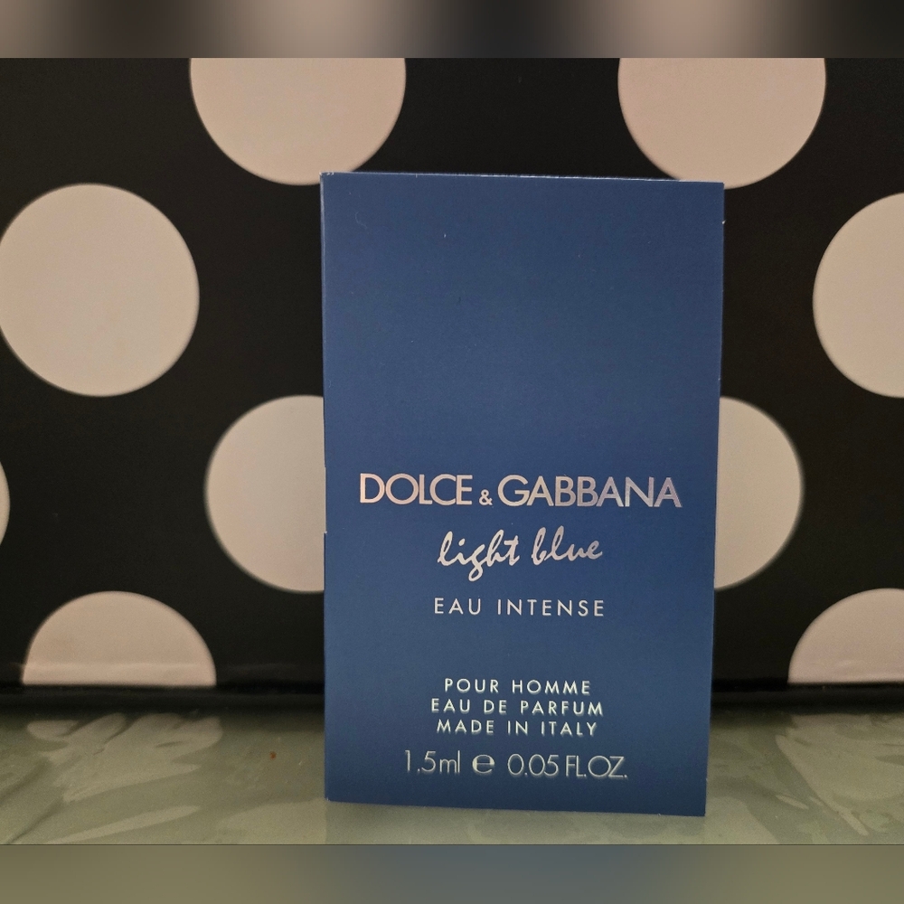 5/$25✨️D&G Light Blue Pour Homme Intense EDP SAMPLE✨️